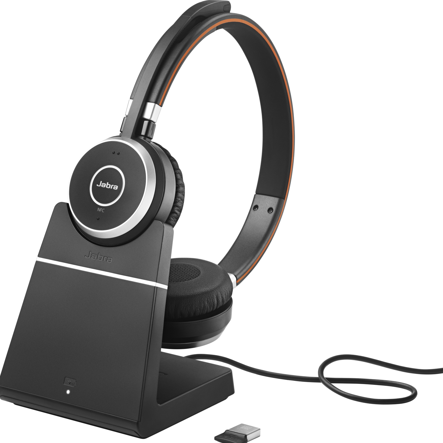Jabra Evolve 65SE MS Stereo + Stand - Bluetooth Headset