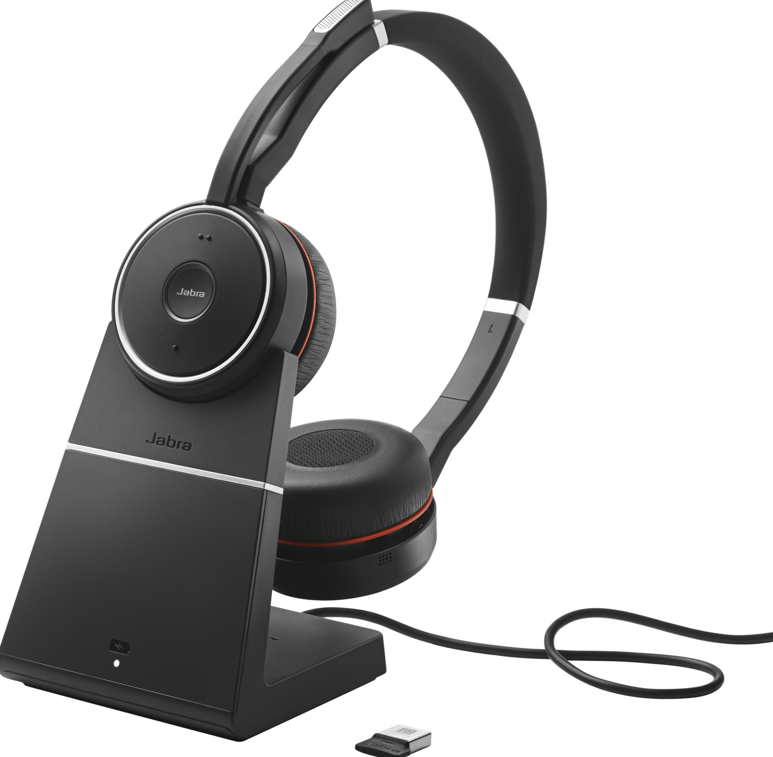 Jabra Evolve 75SE MS Stereo + Stand - Bluetooth Headset