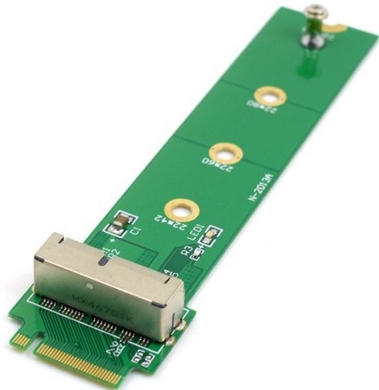 MicroStorage 12+16 PIN MacBook SSD to NGFF M.2 Adapter