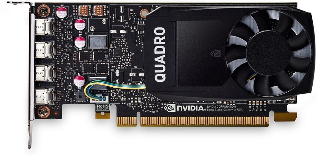 FUJITSU NVIDIA Quadro P1000 - Grafische kaart - Quadro P1000 - 4 GB
