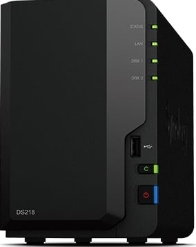 Synology DiskStation DS218 + 2x 4TB WD RED - NAS
