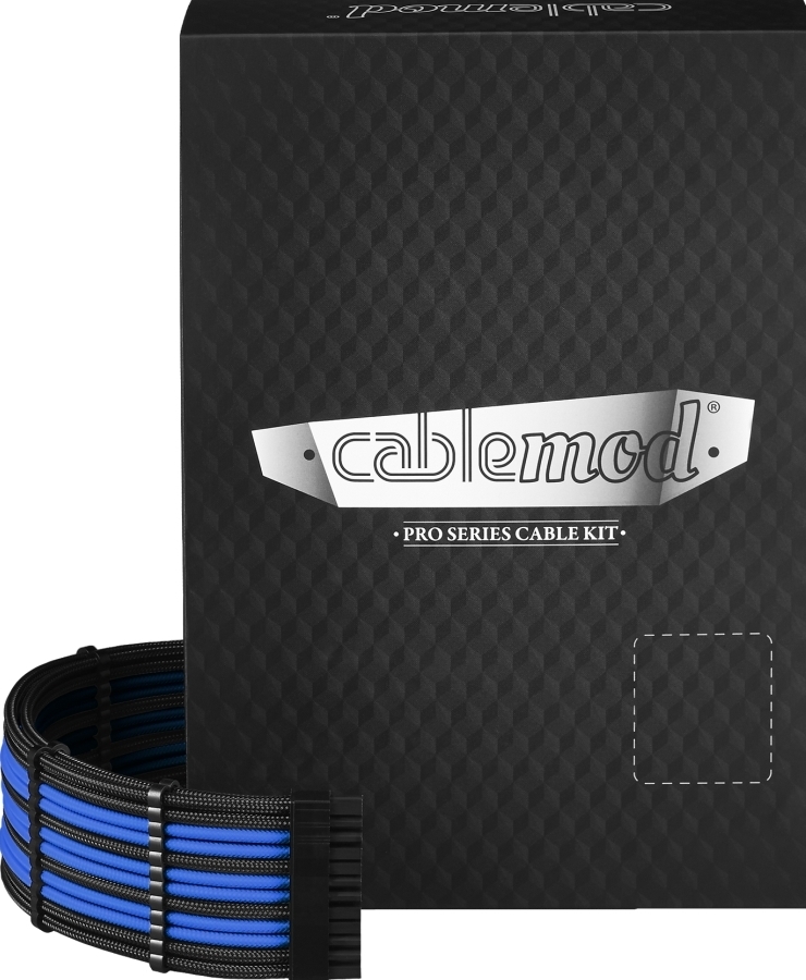 CableMod PRO C-Series Kit - Kabelkit - zwart, blauw