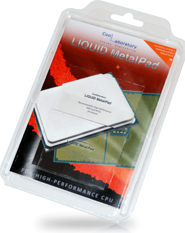 COOLLABORATORY Liquid MetalPad - Thermische pasta (plaat) -