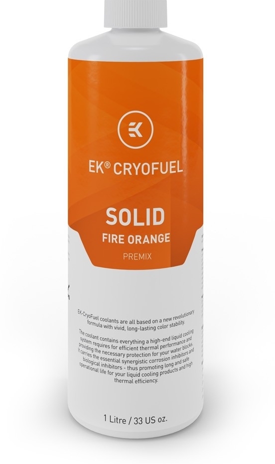 EKWB EK-CryoFuel Solid Fire Orange - Koelvloeistof - 1000 ml -