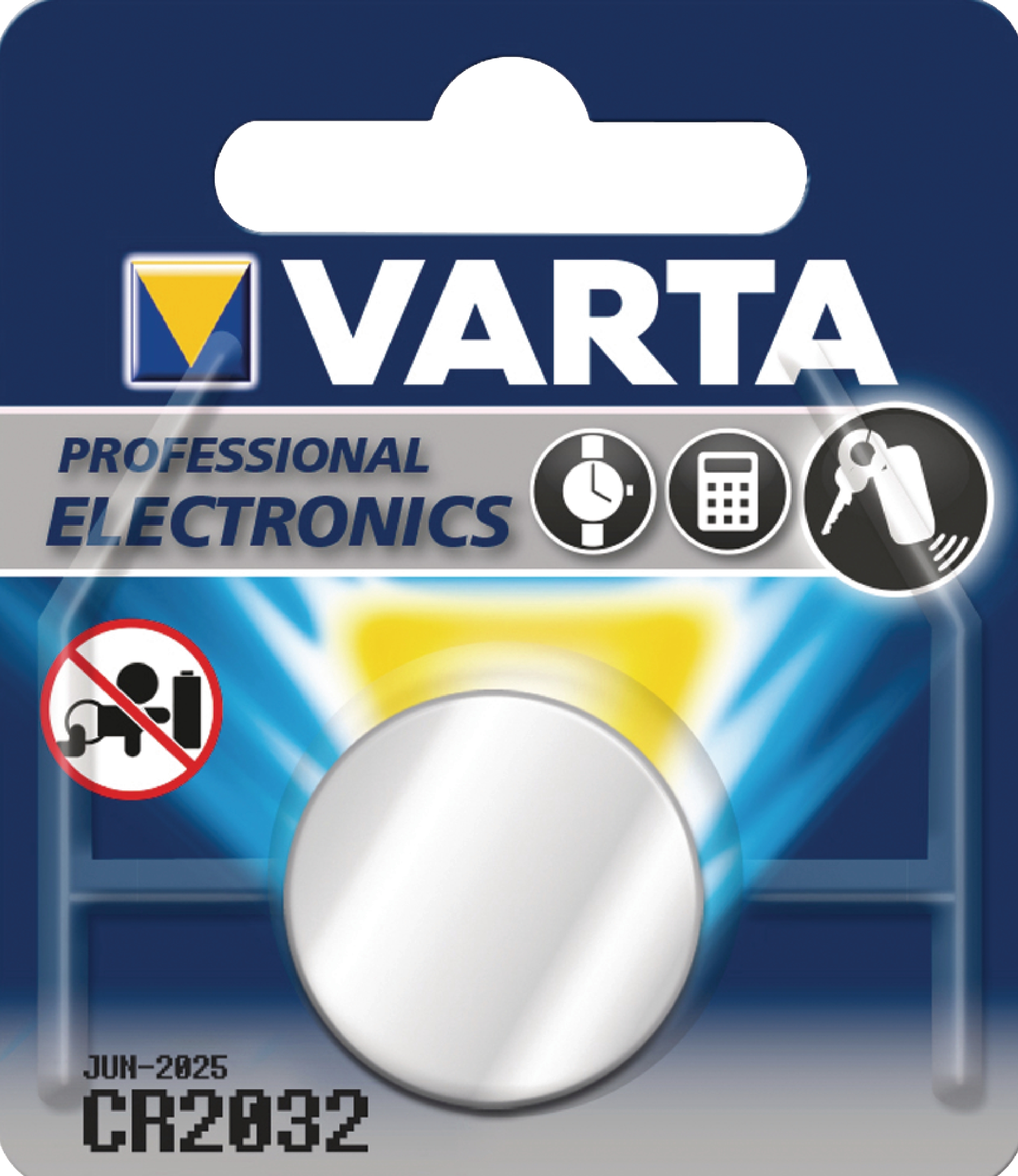Varta CR2032 - DL2032 3V Lithium batterij knoopcel - 100 stuks