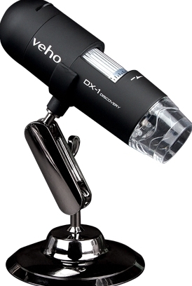 Veho DX-1 USB Microscoop 200x vergroting - LED verlichting - foto en video