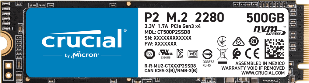 Crucial P2 - Solid State Drive