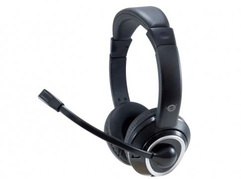 CONCEPTRONIC Headset connector Kabel,Mikro,Fernb. Stereo zwart