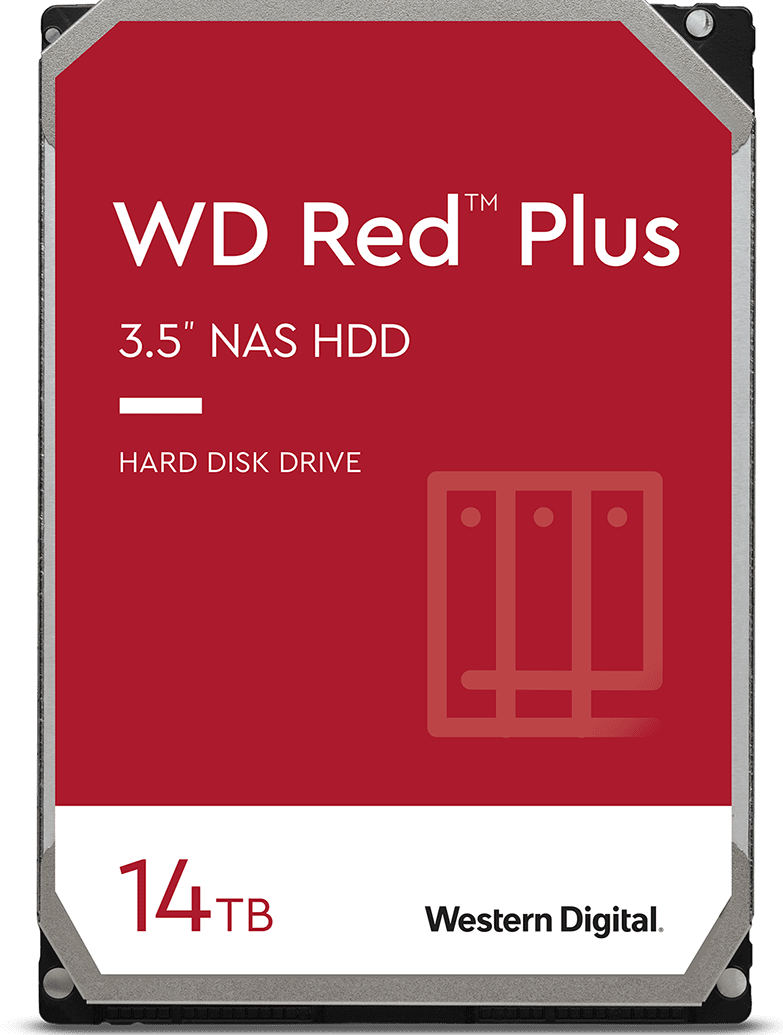 WD Red Plus WD140EFGX - Vaste schijf