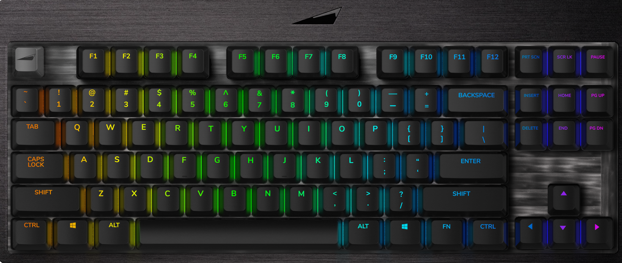 MOUNTAIN Everest Core TKL - Toetsenbord - MX Speed Silver - ANSI - US-Layout