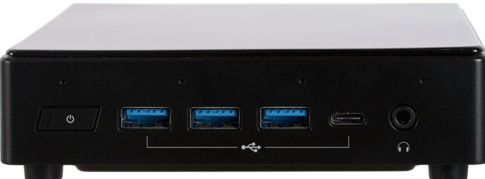 ECS LIVA Z3 PLUS I7 - Barebone - mini-PC - Intel Core I7-10510U - 4