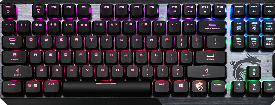 MSI Vigor GK50 Low Profile TKL - Toetsenbord