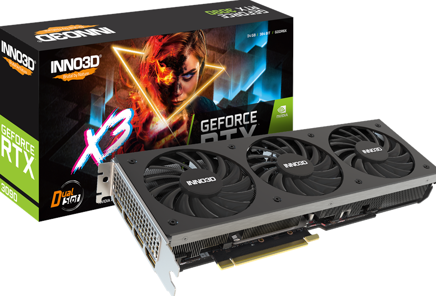 Inno3D GeForce RTX 3080 X3 LHR - Grafische kaart - 10 GB GDDR6X - PCIe 4.0 x16 - HDMI, 3 x DisplayPort