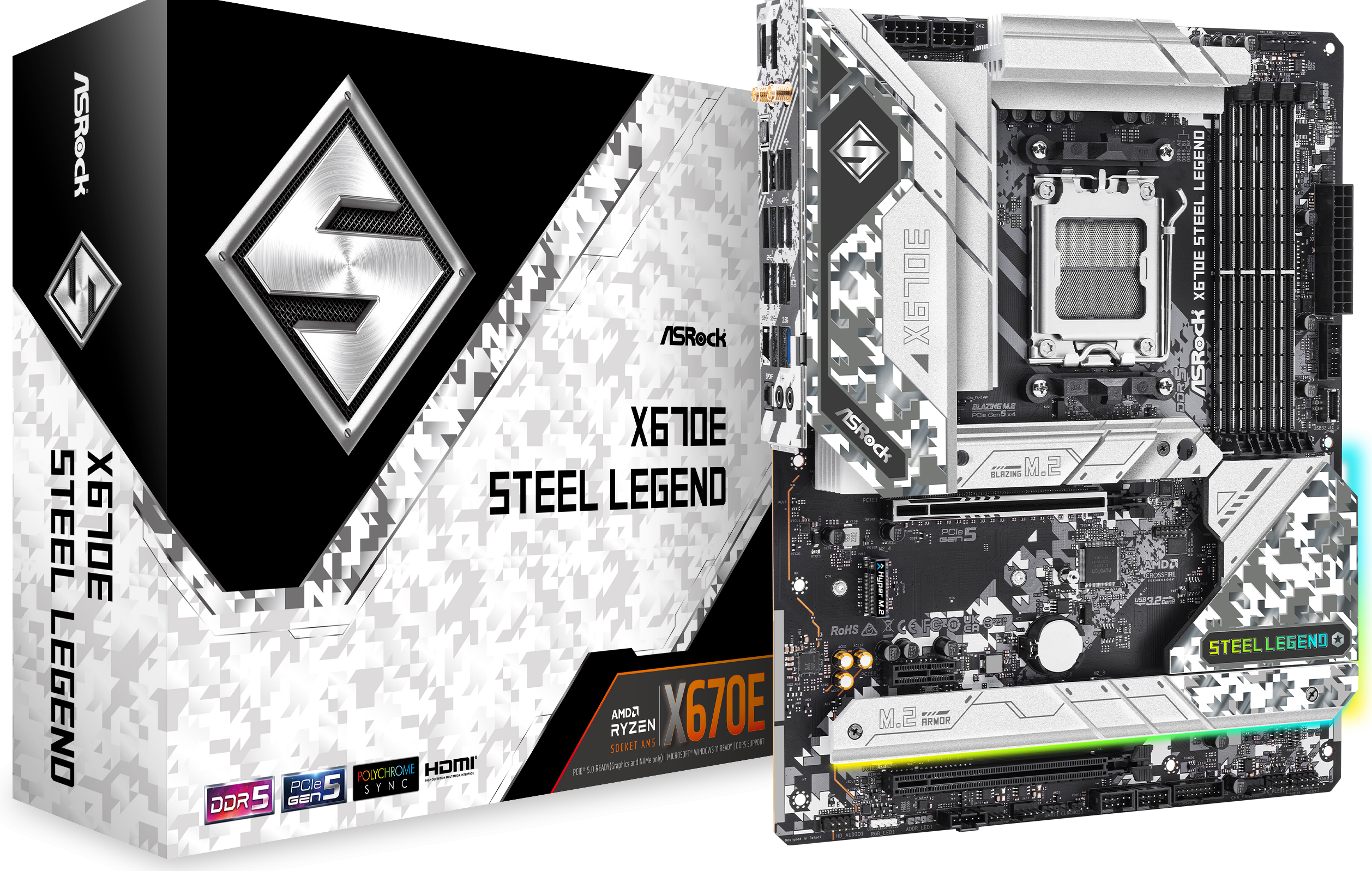 ASROCK X670E Steel Legend - Moederbord