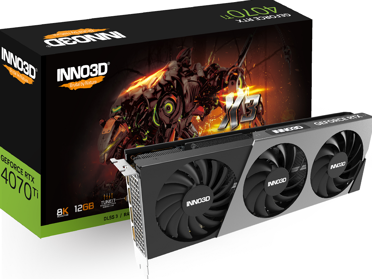 Inno3D GeForce RTX 4070 Ti X3 - Videokaart