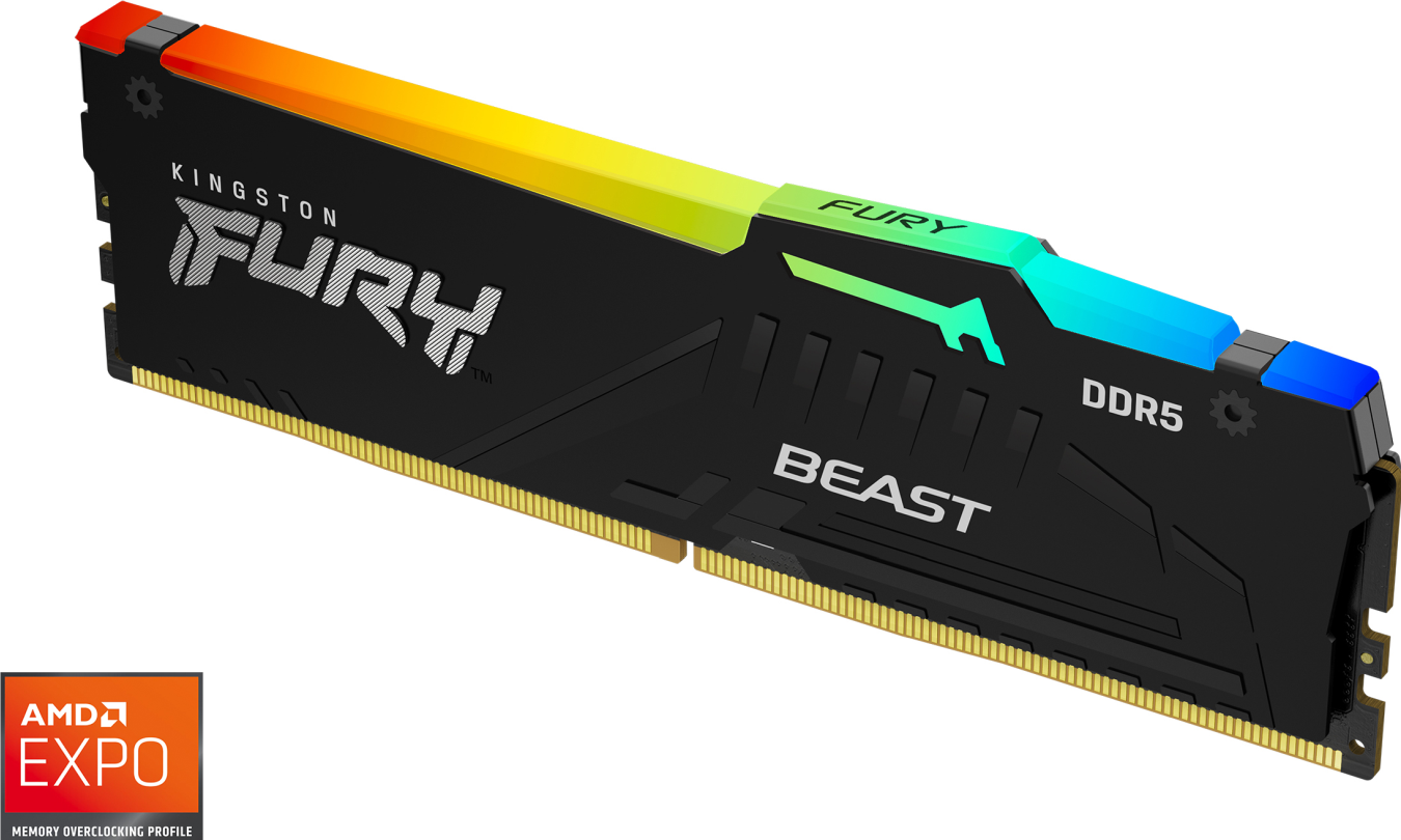 Kingston FURY Beast RGB Black - Geheugen