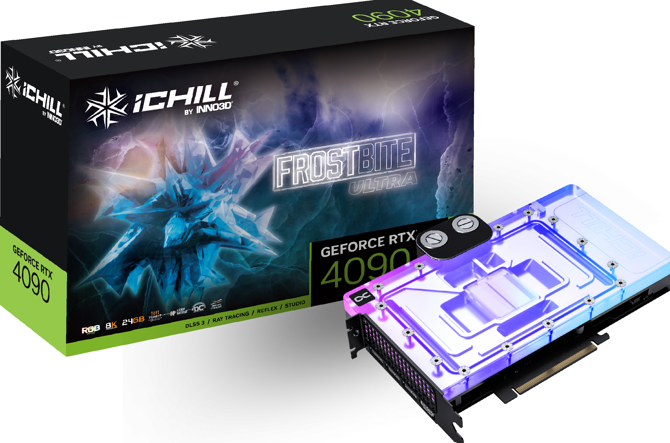INNO3D Geforce RTX 4090 ICHILL Frostbite Ultra - Videokaart