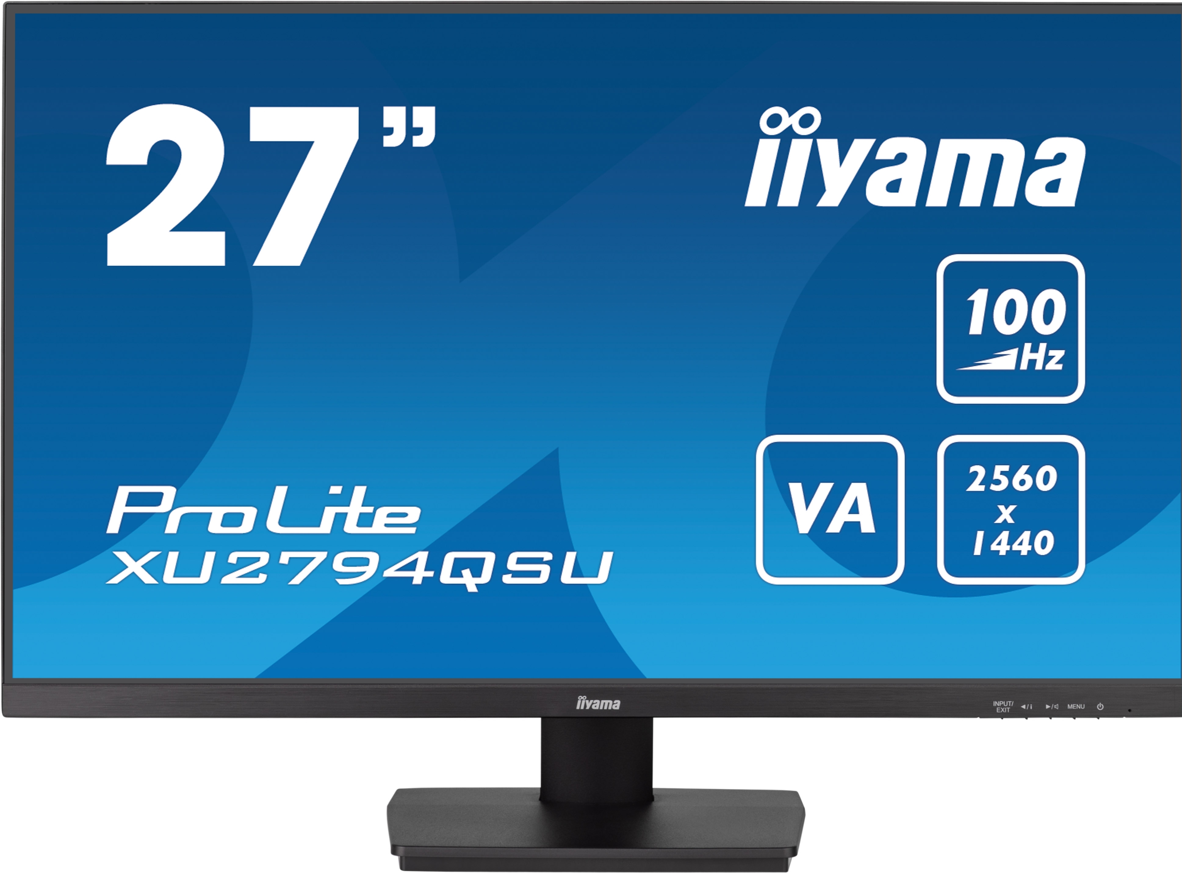 Iiyama XU2794QSU-B6 - 27 Inch - WQHD Monitor