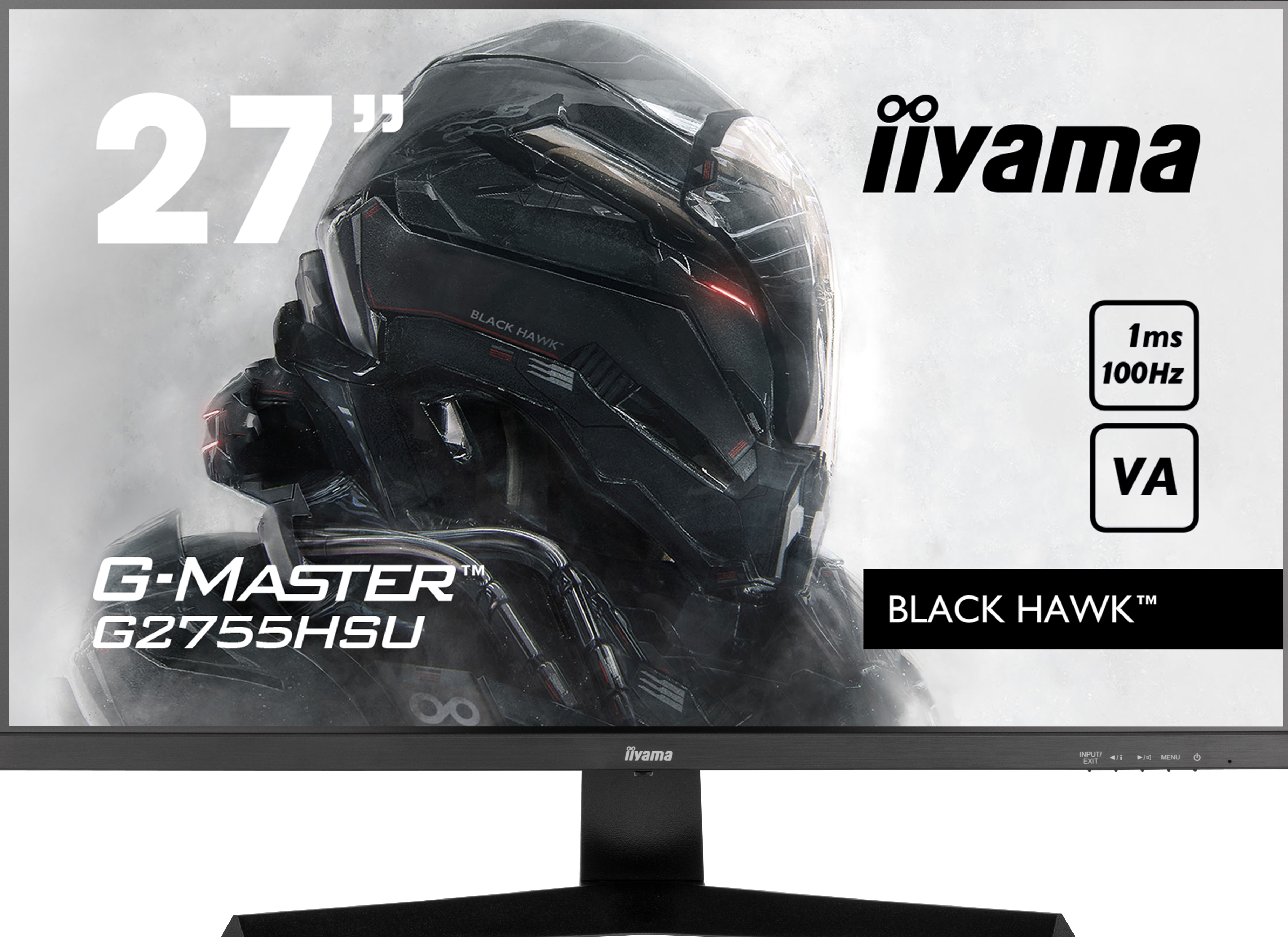 Iiyama G2755HSU-B1 - 27 Inch - FullHD Gaming Monitor - 100hz