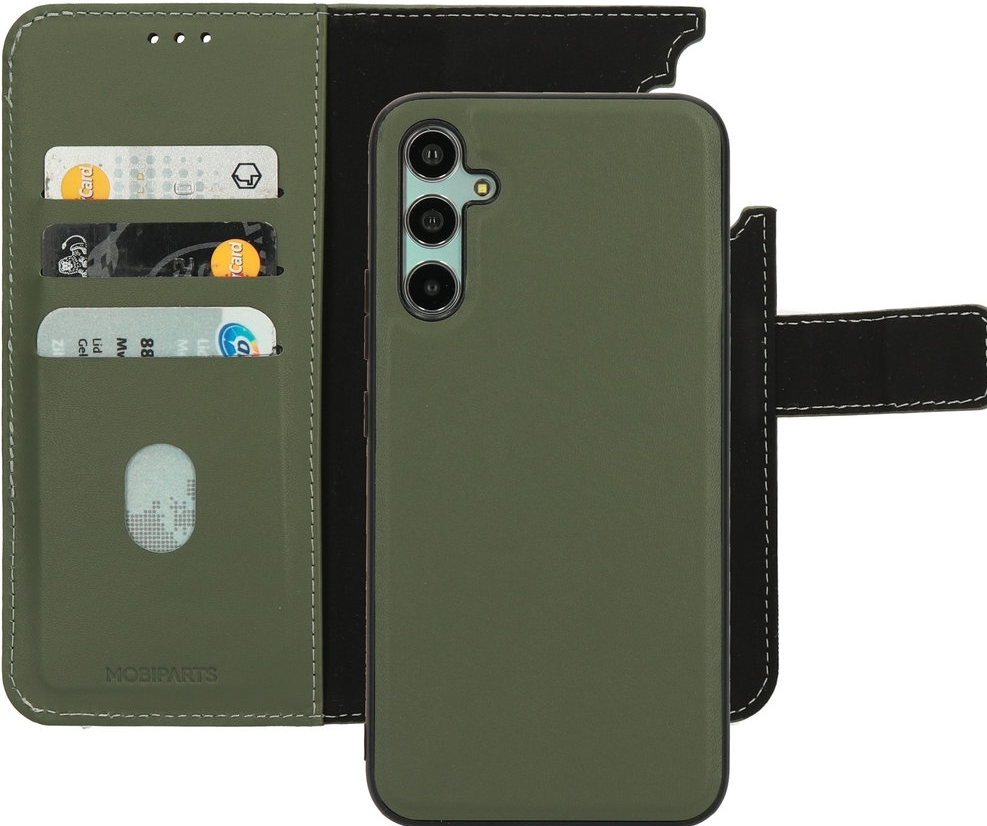 Mobiparts Leather 2 in 1 Wallet Case Samsung Galaxy A34 (2023) Groen hoesje