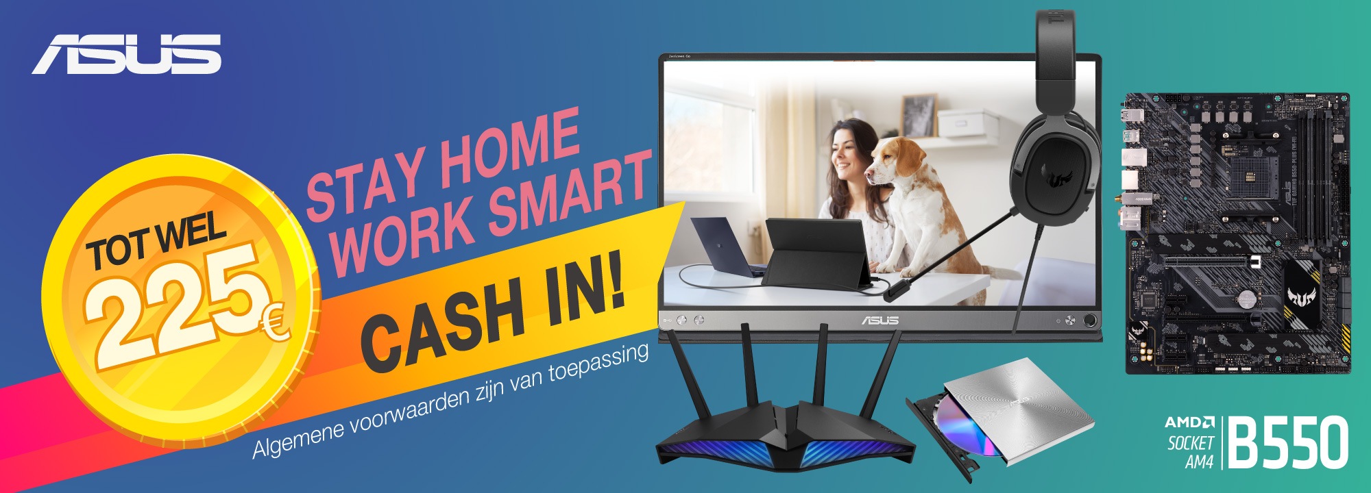 Asus Stay home, work smart