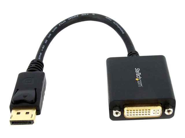 .com DP2DVI2 - DisplayPort-adapter - DisplayPort (M) naar DVI-I (V) - zwart