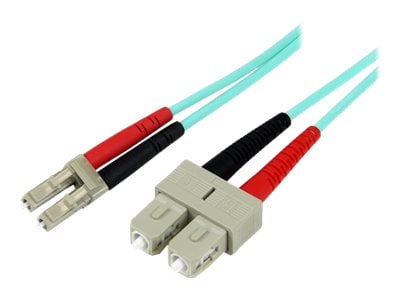 STARTECH .com 1m Fiber Optic Cable - 10 Gb Aqua - Multimode Duplex