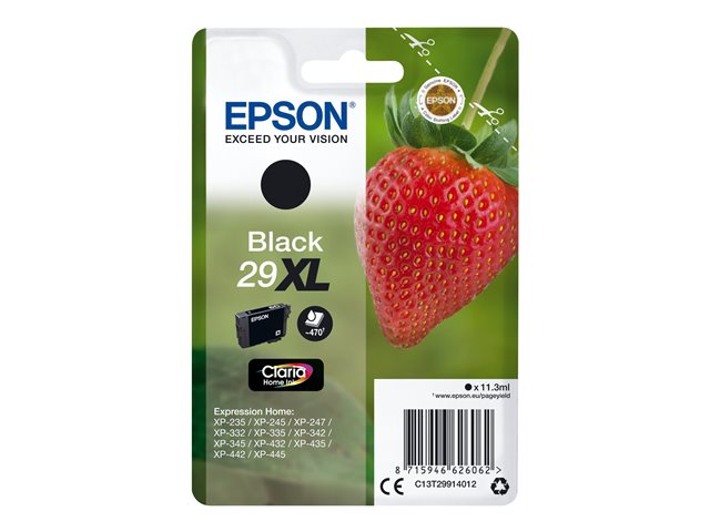 EPSON 29XL - 11.3 ml - XL - zwart - origineel - blister -
