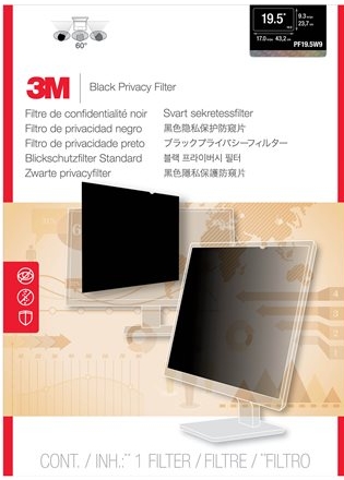 3M Privacyfilter voor breedbeeldscherm voor desktop 19,5" -