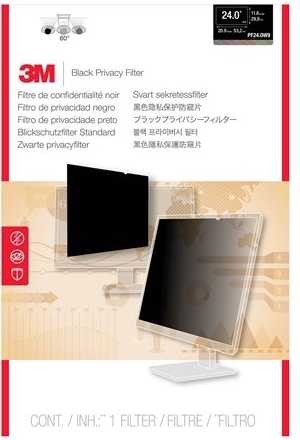 3M Privacyfilter voor breedbeeldscherm voor desktop 24" -