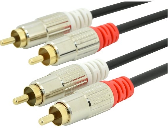 ASSMANN Ednet - Audiokabel - RCA x 2 (P) naar RCA x 2 (P) - 1.5 m -