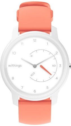Withings Move - Hybride smartwatch - Koraal/Wit