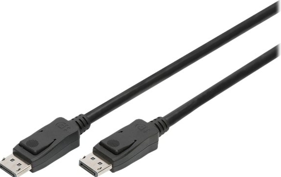 DIGITUS - DisplayPort kabel - DisplayPort (M) naar DisplayPort (M) - DisplayPort 1.4 - 5 m - 8K ondersteuning - zwart