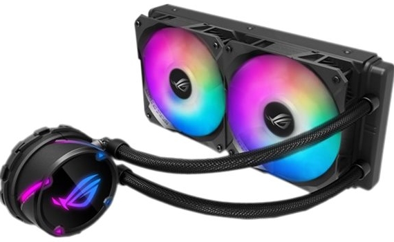 Asus - Rog Strix LC 240 RGB all-in-one liquid CPU cooler with Aura Sync