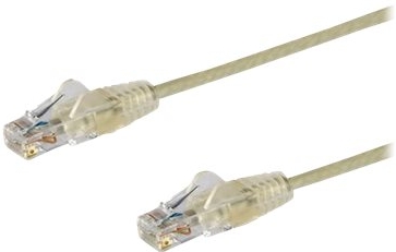 STARTECH .com 2.5 m CAT6 kabel - slanke CAT6 netwerkkabel - grijs -