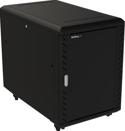 StarTech.com 15U 19" Server Rack Cabinet, 4 Post Adjustable Depth