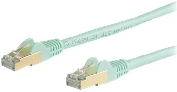 STARTECH .com 10m CAT6a netwerkkabel - aqua - CAT6a STP kabel -