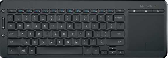 Microsoft all-in-one - Draadloos Toetsenbord - Qwertz - Zwart