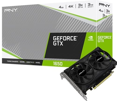 PNY GeForce GTX 1650 Dual Fan - Grafische kaart