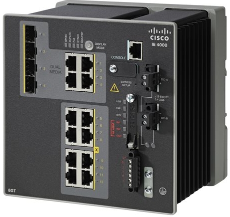CISCO Industrial Ethernet 4000 Series - Switch - Beheerd - 8 x
