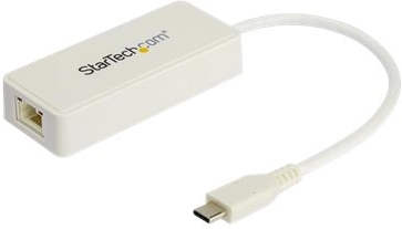 STARTECH .com USB-C ethernet adapter met extra USB poort - USB 3.1