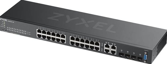 ZYXEL GS2220-28 - Switch - Beheerd - 24 x 10/100/1000 + 4 x Gigabit