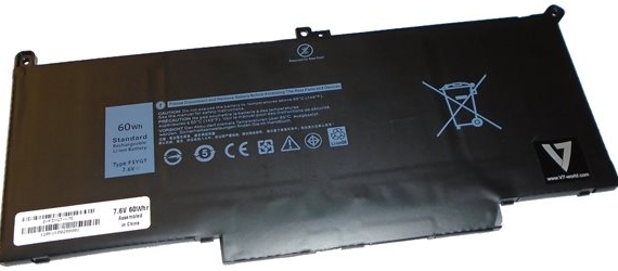 V7 D-F3YGT- E - Batterij voor laptopcomputer (gelijk aan: Dell