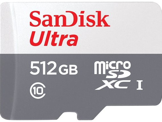 SanDisk Ultra - Flashgeheugenkaart (microSDXC-naar-SD-adapter inbegrepen) - 512 GB - Class 10 - microSDXC UHS-I
