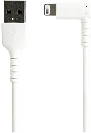 StarTech.com Premium USB-A naar Lightning Kabel 2m Wit - Robuuste 90°