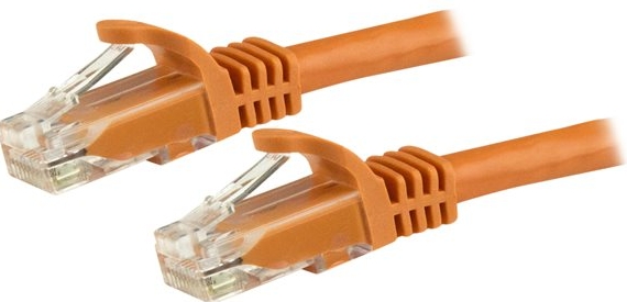 StarTech.com CAT6 kabel patchkabel snagless RJ45 connectors koperdraad ETL 1,5 m oranje