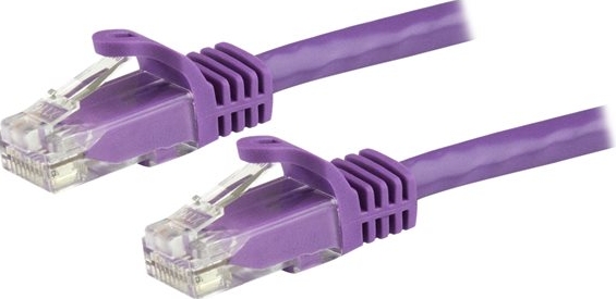 StarTech.com CAT6 kabel patchkabel snagless RJ45 connectors koperdraad ETL 1,5 m paars