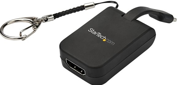STARTECH .com Compact USB C to HDMI Adapter, 4K 30Hz USB Type-C to