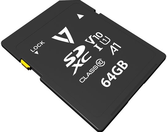 V7 VPSD64GV10U1 - Flashgeheugenkaart - 64 GB - A1 Video Class V10