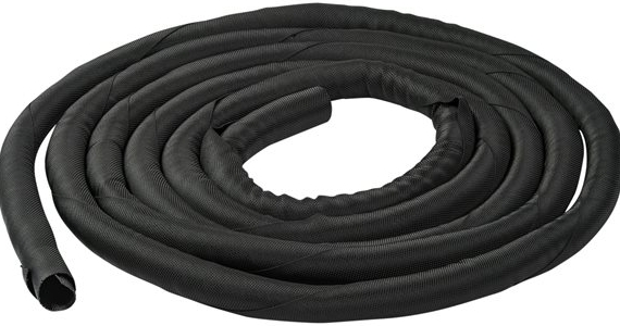 StarTech.com 15&apos; (4.6m) Cable Management Sleeve, Flexible Coiled Cable